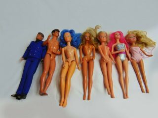 Vintage And Modern Barbie And Sindy Doll Bundle From 1960 