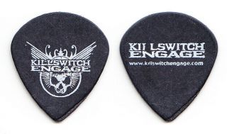 Killswitch Engage Joel Stroetzel Black Guitar Pick - 2007 Tour