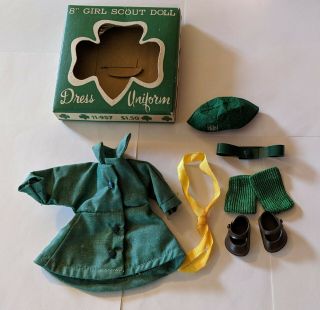 1950s Terri Lee Girl Scout Dress Uniform For Doll With Box 11 - 957