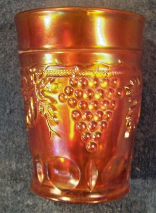 Carnival Grape & Cable Marigold Tumbler Darker Marigold Very Hard To Find