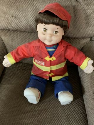 Rare Vintage 1985 Hasbro 22 " My Buddy Doll With Brown Hair And Brown Eyes.