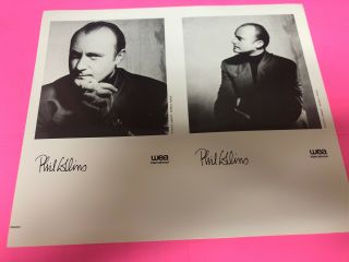Phil Collins 8x10 Black And White Promo Photo 1990’s