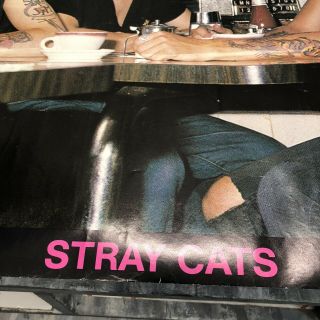 Stray Cats 1983 Poster 24 X 36 Vtg Print Rockabilly Brian Setzer 2