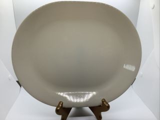 Corelle Sandstone/beige Pattern 12 X 10 Inch Platter