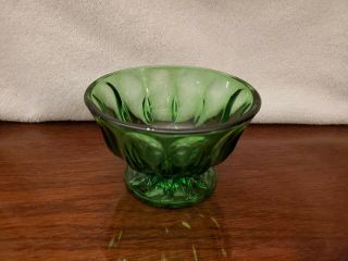 Vintage Olive Green Candy Dish