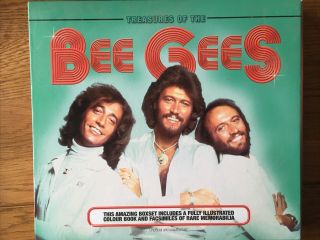 The Bee Gees Barry Gibb Robin Gibb Maurice Gibb Treasures Boxed Set & Book