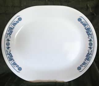 Corning Corelle 10” X12” ‘old Town Blue Onion’ Pattern Oval Serving Platter