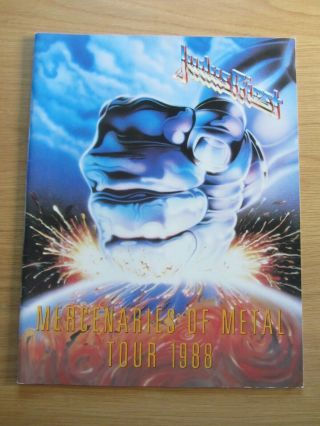 Judas Priest Mercenaries Of Metal 1988 Tour Programme