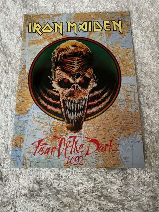 Iron Maiden Tour Programme Fear Of The Dark Tour 1992