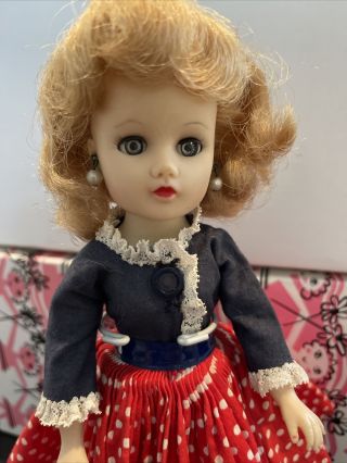 10” Vintage Nancy Ann Vinyl Blonde Doll