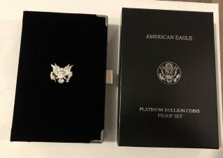 2002 - W American Eagle Platinum Proof 4 Coin Set W/