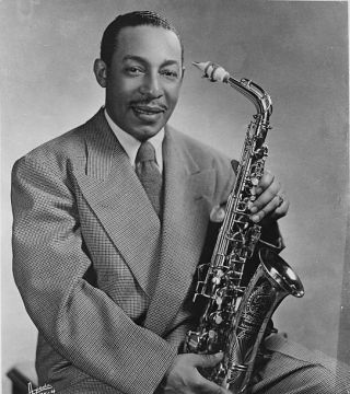 Johnny Hodges Poses For A Studio Portrait In 1945 Old Music Photo