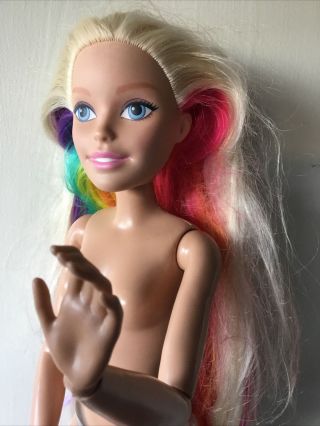 Barbie 28 " Rainbow Sparkle Best Fashion Friend Doll - Blonde Hair Top Shelf