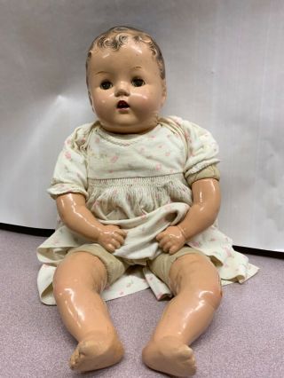 Antique Composition Baby doll 16 