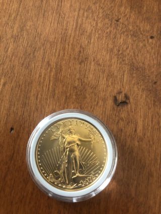 1997 B/u $25 American Eagle Gold Bullion 1/2oz Fine Gold
