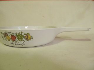 Corning Ware Le Persil Spice Of Life 6 1/2 " Skillet Painted Vegetable Vintage