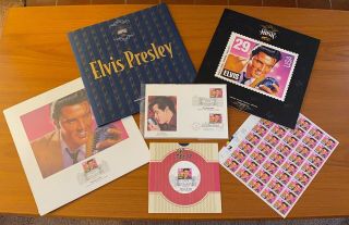 Elvis Presley Usps Commemorative Lp Edition Stamps