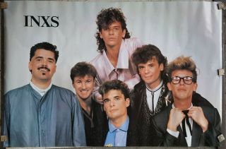 Inxs 1983 Poster / 24 X 35 Approx.