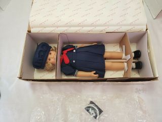 Danbury Shirley Temple 17 " Dress Up Doll Blue Sailor Outfit Nos In Plastic