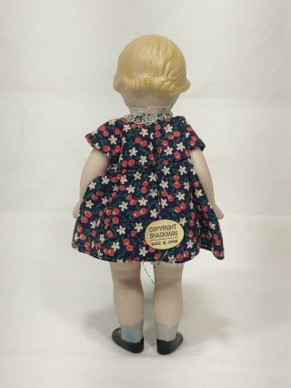 Vintage 1950s SHACKMAN Bisque Porcelain Doll,  Made In Japan Toy 2