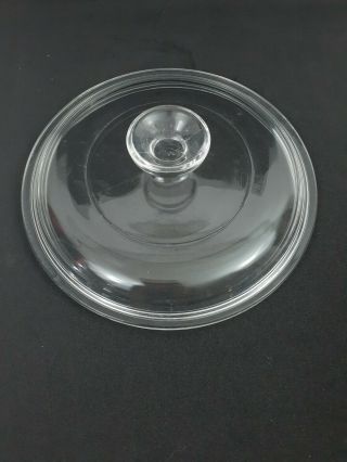 Pyrex Round Clear Glass Lid Replacement 7 1/2 " Model G5c