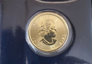 2020 1/4 Oz Canadian Gold Maple Leaf $10 Coin.  9999 Fine Bu