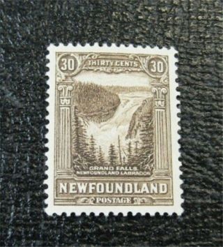 Nystamps Canada Newfoundland Stamp 182 Og H $50 J29x2290