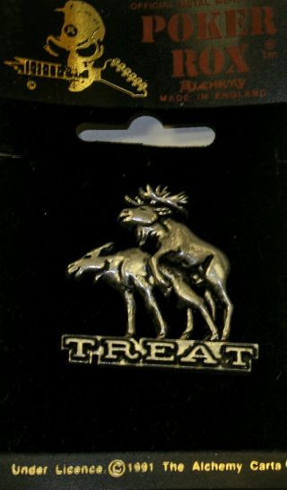 Poker Rox Treat Pendant Pin Clasp Rare Pc245
