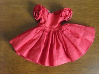 Vintage Madame Alexander Cissette Doll Red Dress -