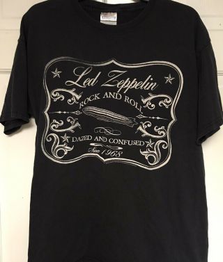 2007 Myth Gem Led Zeppelin “dazed And Confused” Black T - Shirt,  Mens L