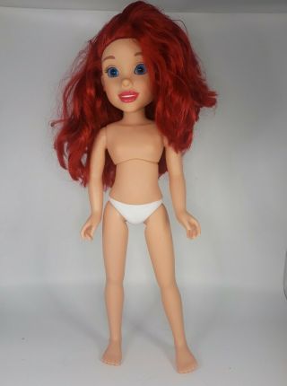 Ariel Princess Disney Doll By Jakks Pacific 20 " Nude