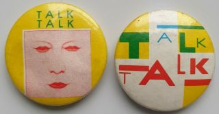 Talk Talk Vintage Button Badges 80 