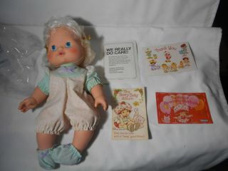 Vintage Kenner Baby Angel Cake Blow Kiss Doll Strawberry Shortcake Doll