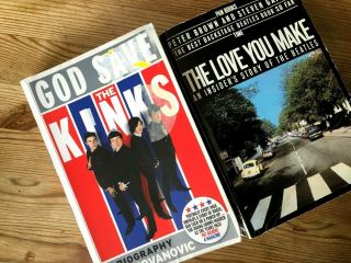 Peter Brown The Love You Make Story Of The Beatles.  God Save The Kinks 2 Books
