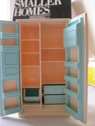 1980 ' s Tomy Smaller Homes Dollhouse Furniture complete kitchen,  in pkg 2