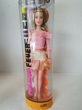 Ng A Pink Top Andbarbie Fashion Fever Doll Barbie In Outfit In Her Tube