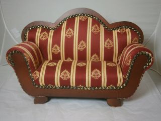 Dayton Hudson Doll Victorian Style Heirloom Couch Sofa Fit American Girl 18 "