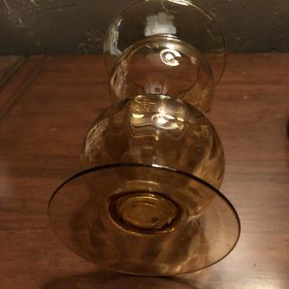 Vintage Mid Century Art Glass Empoli Vase 8” H Nr
