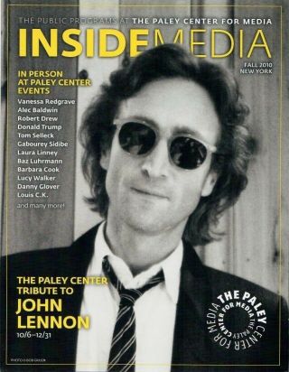 The Beatles 6 - Page Program With Front Cover Photo John Lennon Tribute 2014