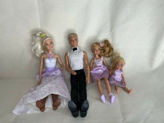Mattel Barbie I Can Be A Bride - Wedding Set - Barbie Ken Chelsea & Stacie