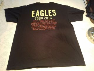 The Eagles - T Shirt - Hotel California Concert Tour 2013 Size Xl Anvil