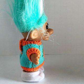 Russ Easter Carrot Sweater Wacky Rabbit Troll Doll With Shoes And Ears 3