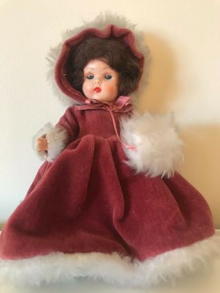 Vintage Miss Rosebud 7.  5 Inches Hard Plastic Doll,