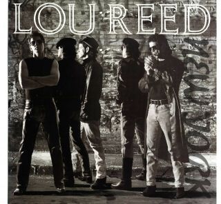 Lou Reed - York - 2 Sided Promo Poster Flat 12 X 12