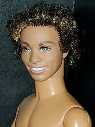 1991 Steven Cali Guy Barbie Ken Aa Doll With Shorts African American Boy.