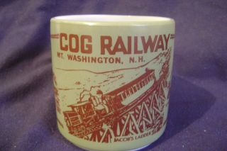 Vintage Federal Glass Souvenir Mug Mt.  Washington N.  H.