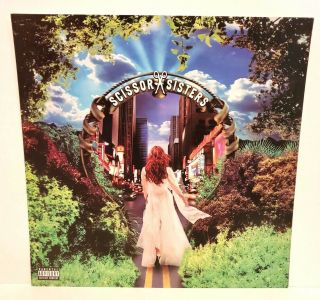 Scissor Sisters Promo Cardboard Flat Sign Two - Sided Debut Album Cover 12 " X 12 "