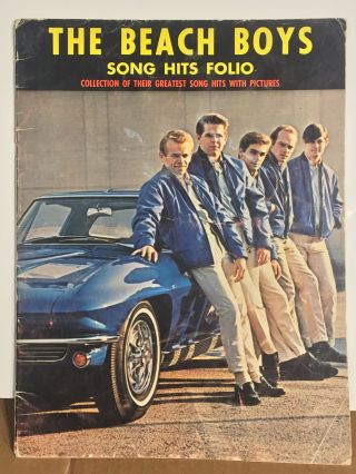 Beach Boys Song Hits Folio Sheet Music Book