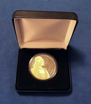 (3) 2017 Niue 1oz Silver Darth Vader Star Wars Black Ruthenium Gold Gilded Coins
