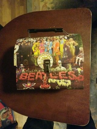 The Beatles Sergeant Peppers Lonely Hearts Lunch Box.  Made In 2008 By Apple Corps